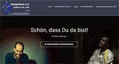 Desktop Screenshot of klangfarben.org